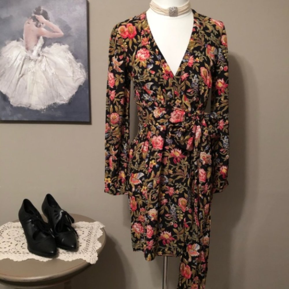 ASOS Floral Bird Print Dress